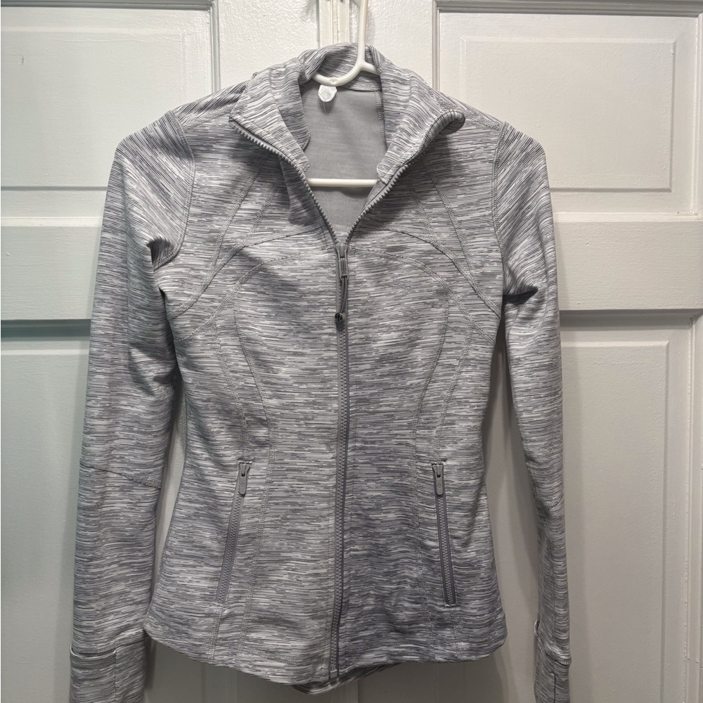 Women's Heather Gray Zip-Up